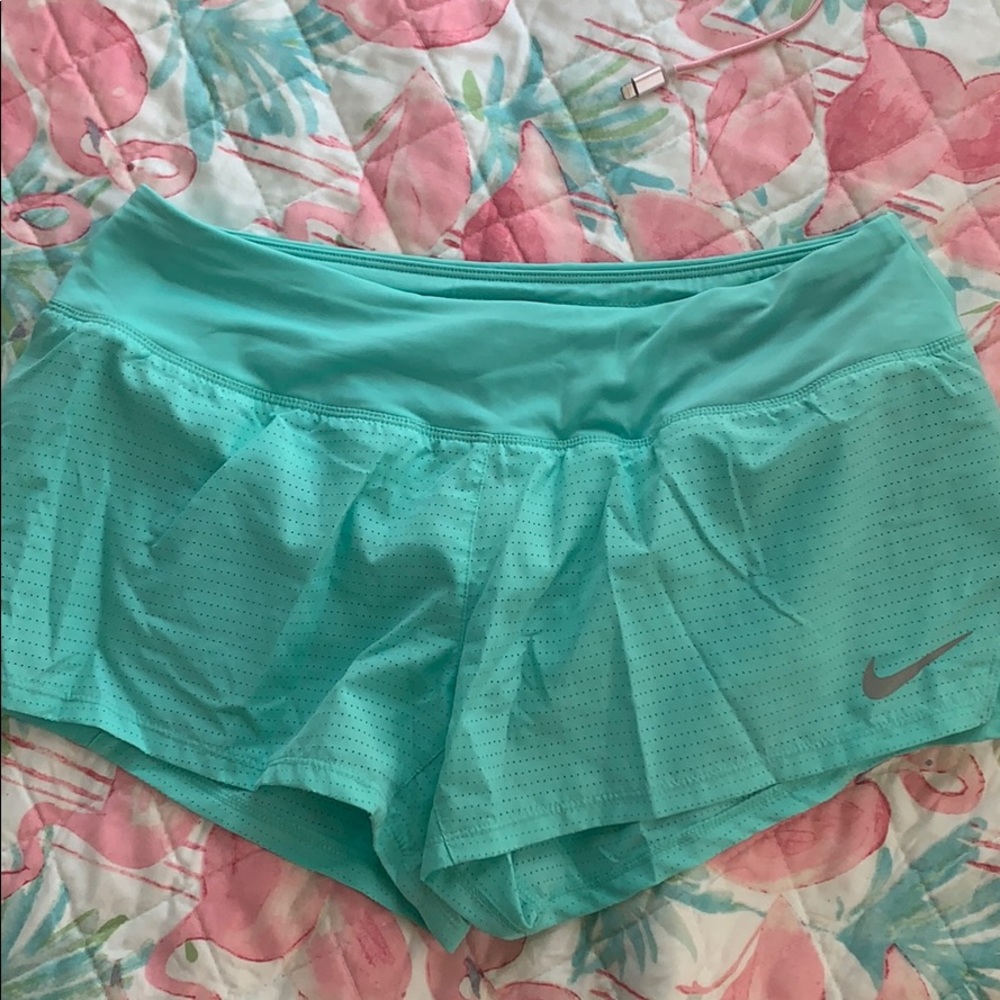 Teal Nike Running Shorts